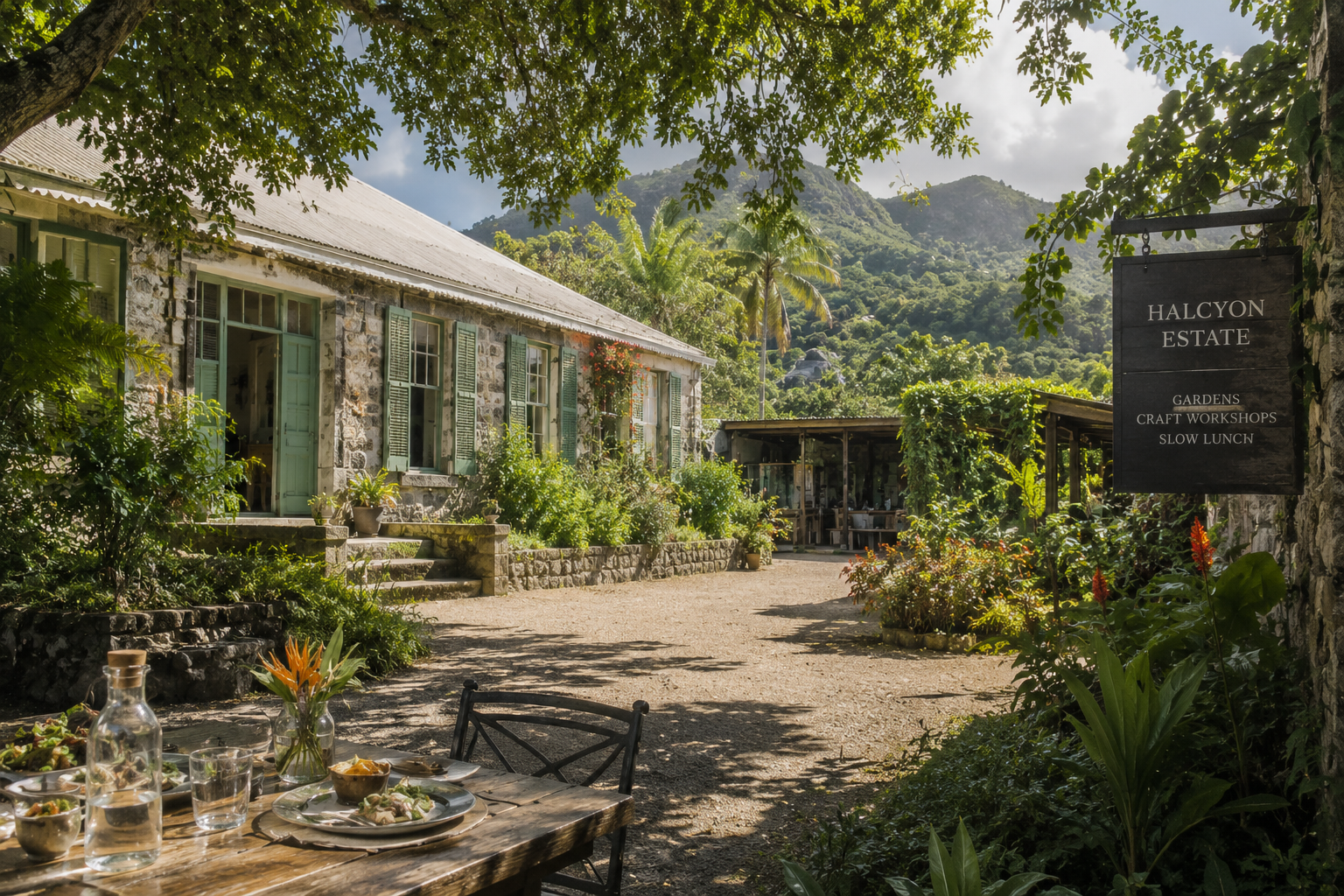 Halcyon Estate on the Island
